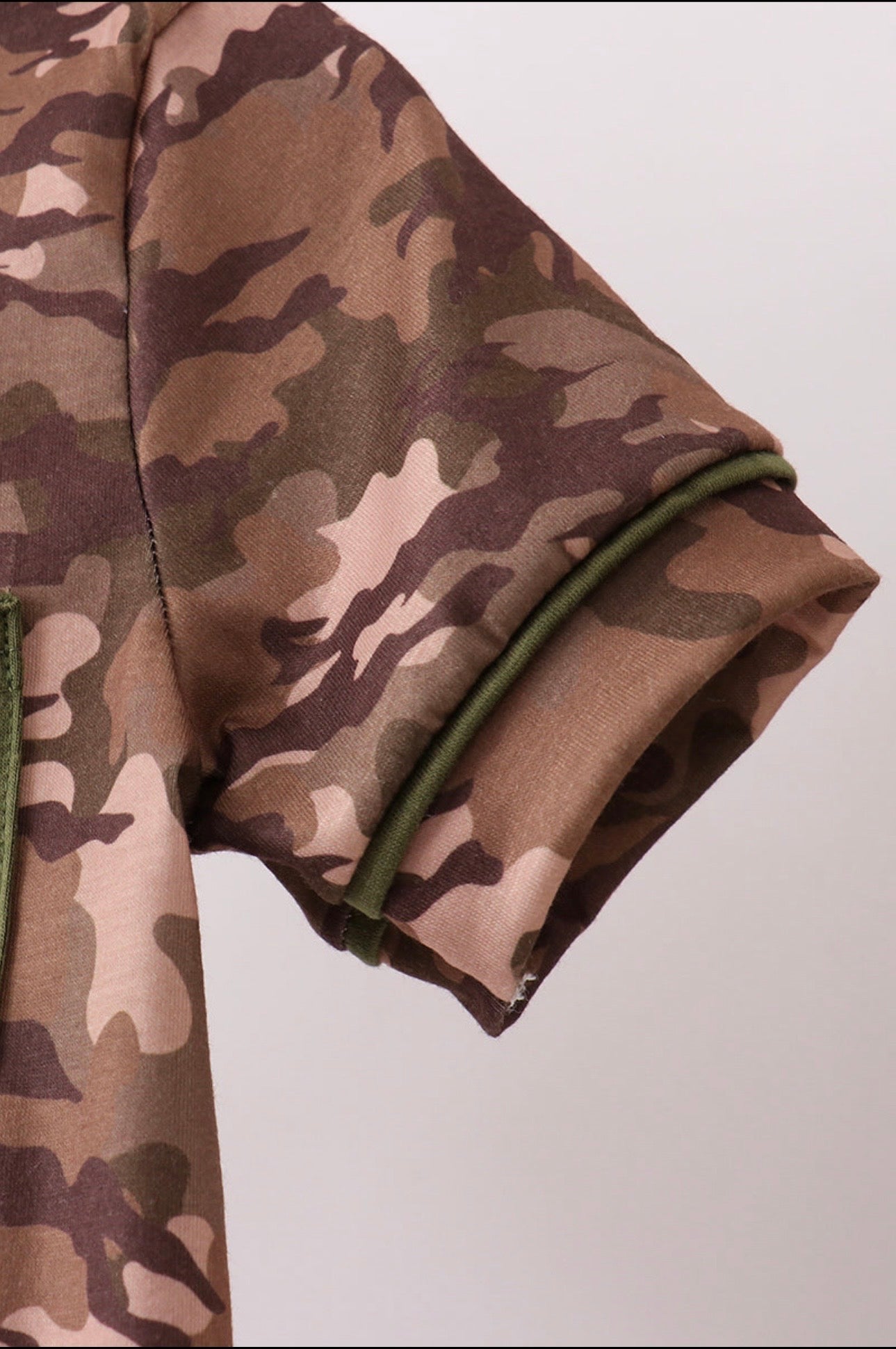Camoflauge Print Pocket Bubble