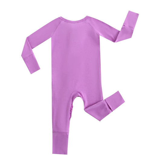 Luxie Lavender Ruffled Romper I Micro-Preemie I Convertible