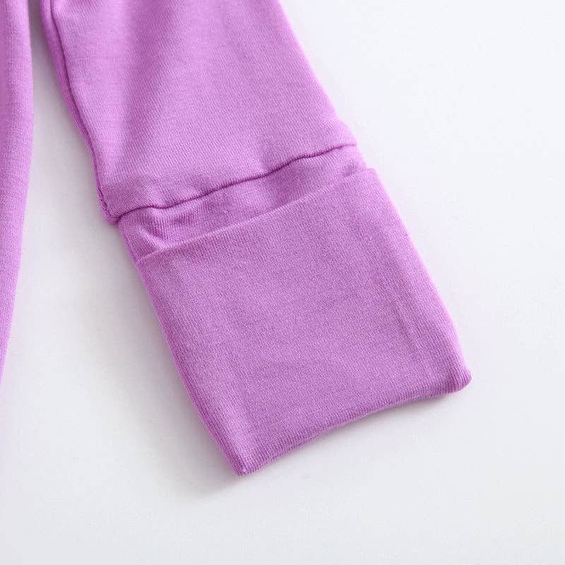Luxie Lavender Ruffled Romper I Micro-Preemie I Convertible
