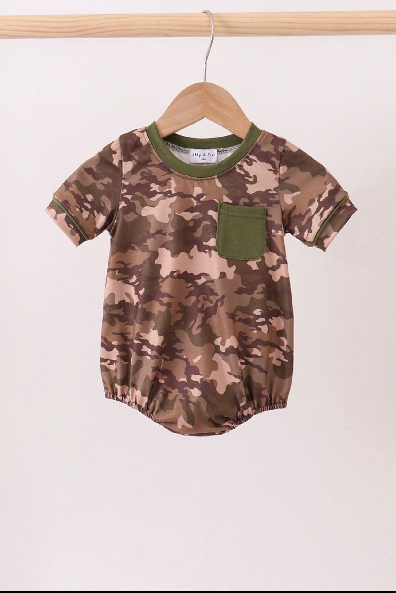 Camoflauge Print Pocket Bubble