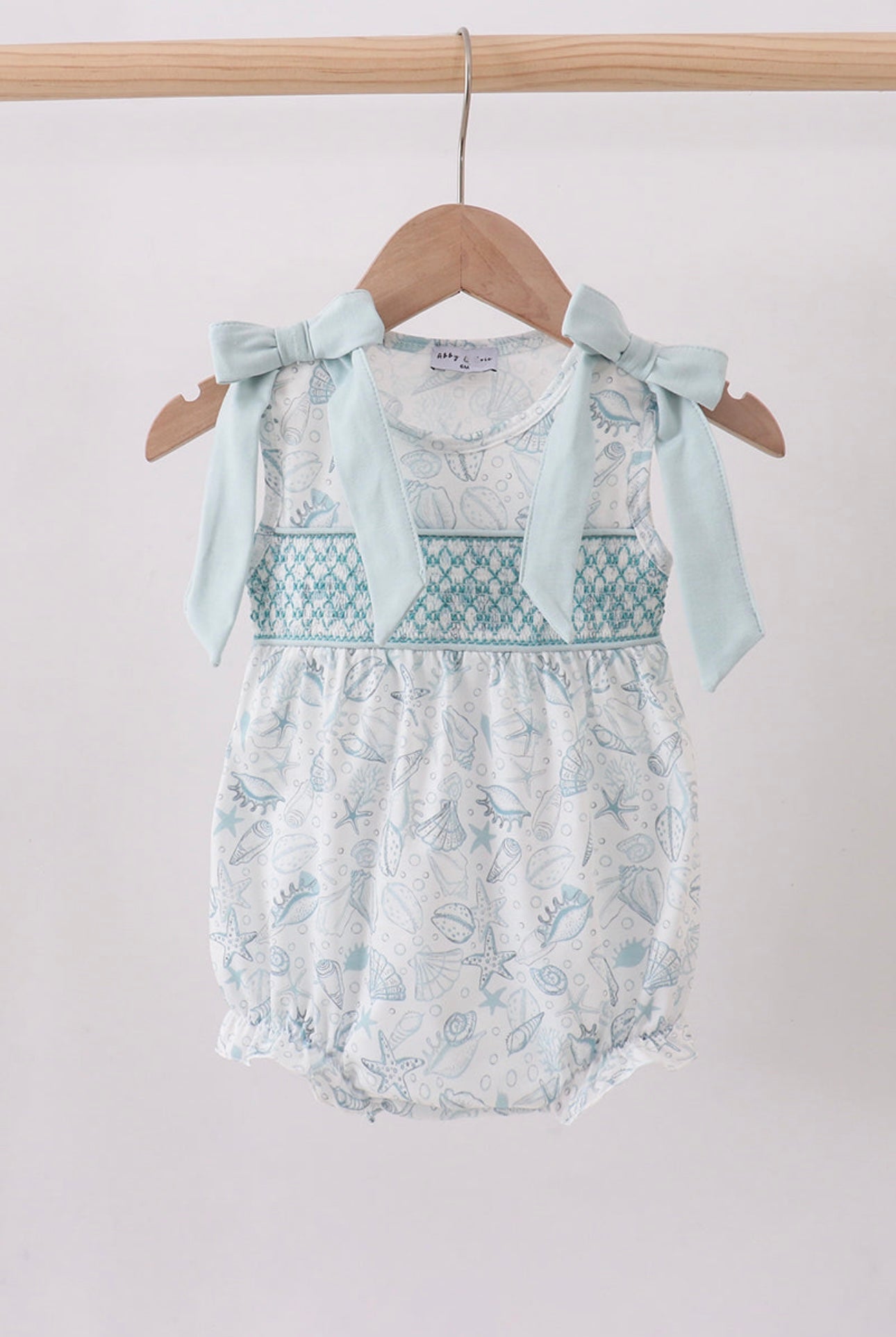 Sea Shell Smocked Bubble