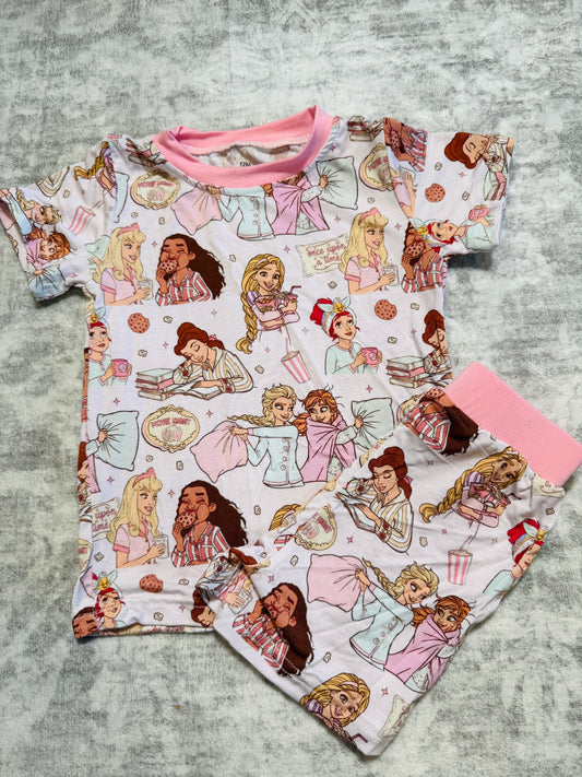 Princess Pajama Party Shorties Set