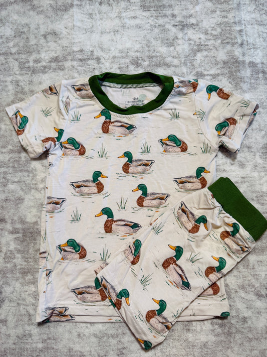 Southern Mallard Bamboo Shorties Set