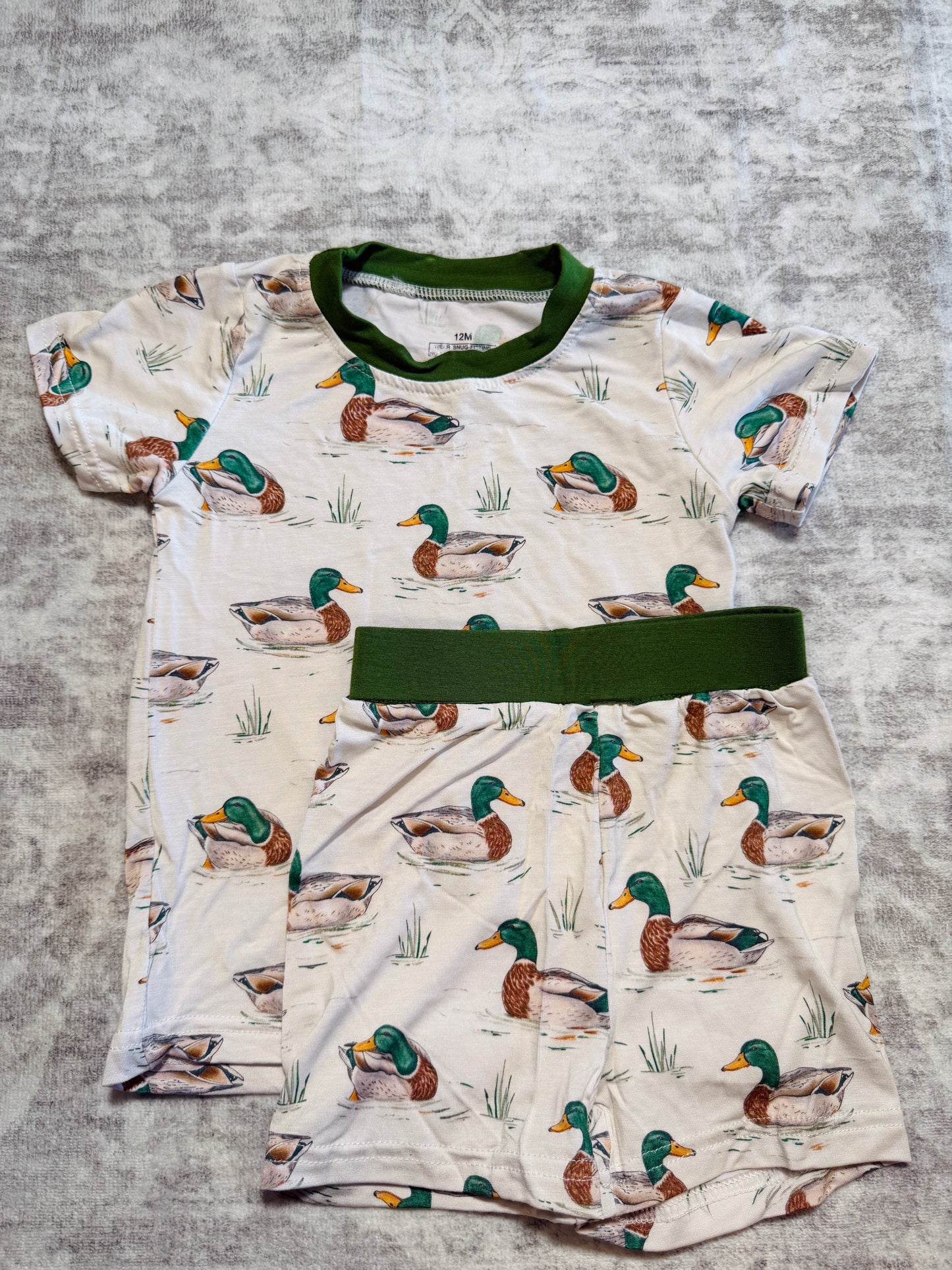 Southern Mallard Bamboo Shorties Set